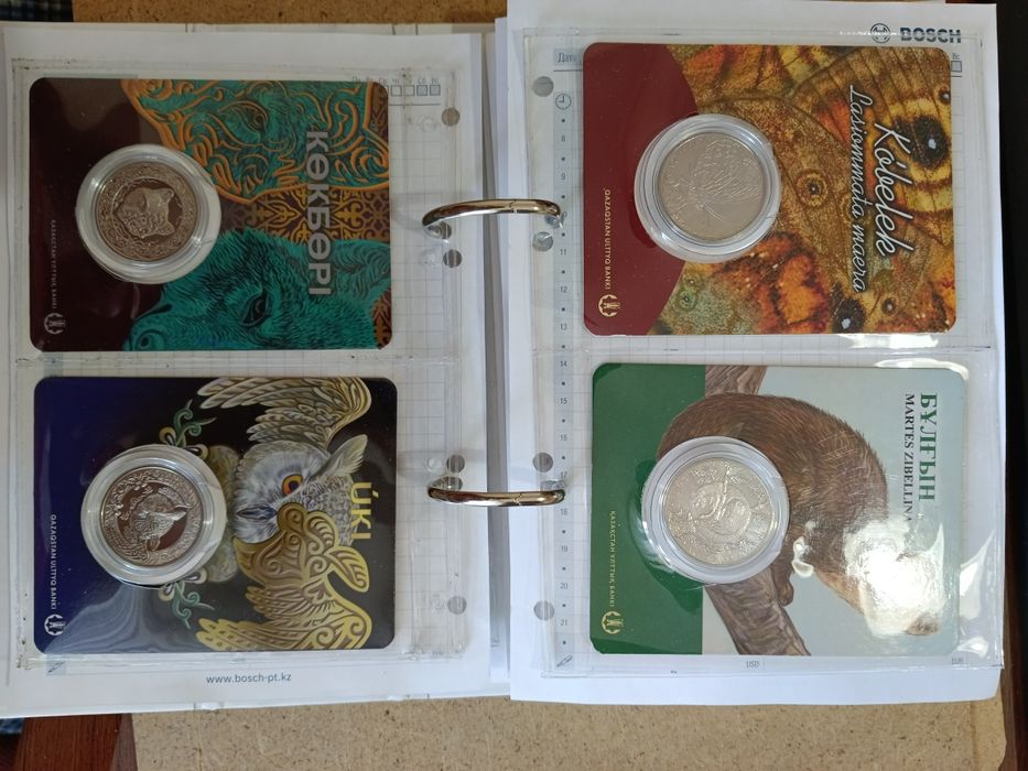 Альбом для монет в блистерах