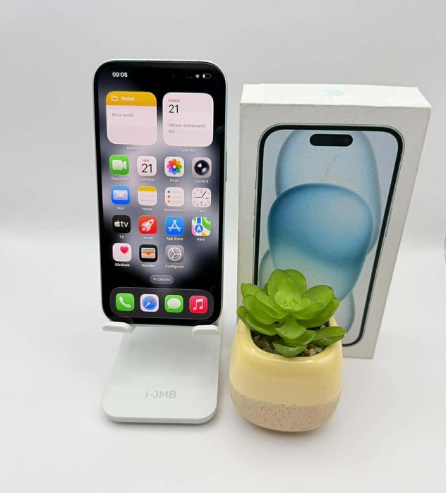 Vând/Schimb iPhone 15 Blue 128 GB Impecabil