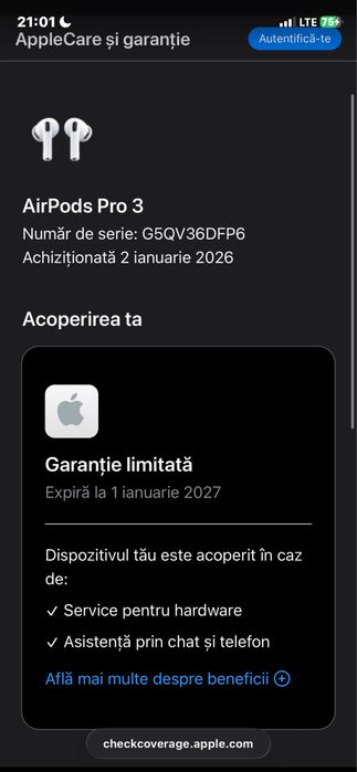 AirPods Pro 3 Noi, Sigilate