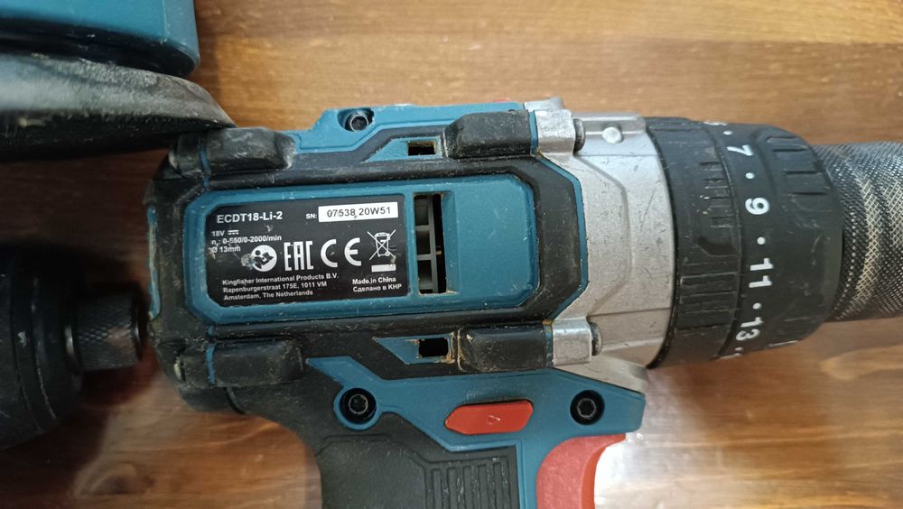 Erbauer ECDT18-Li EID18-Li ERO18-Li