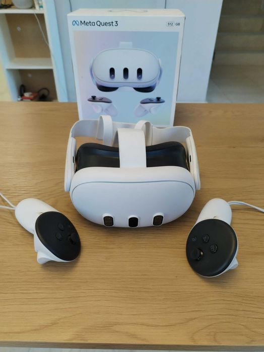 Meta Quest 3 512GB VR очила – пълен комплект, неразличим от нов.