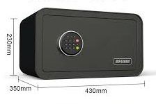 Сейф с кодовым замком, со встроенной сигнализацией.