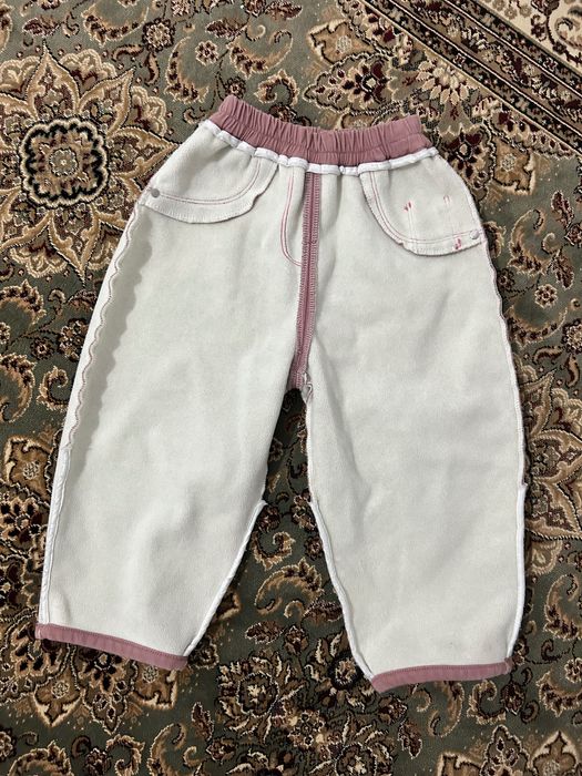 Брюки розовые для девочек 4-5 год