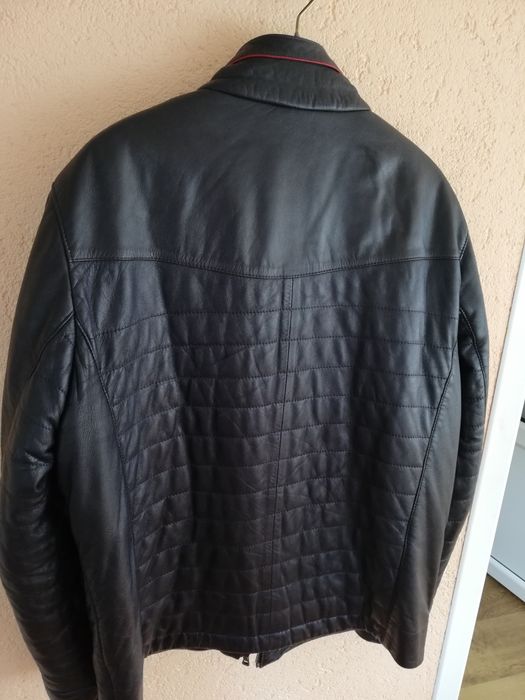 Geaca piele bărbati Carlo Sarti Xl