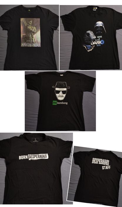 Tricouri heavy metal rock punk filme seriale