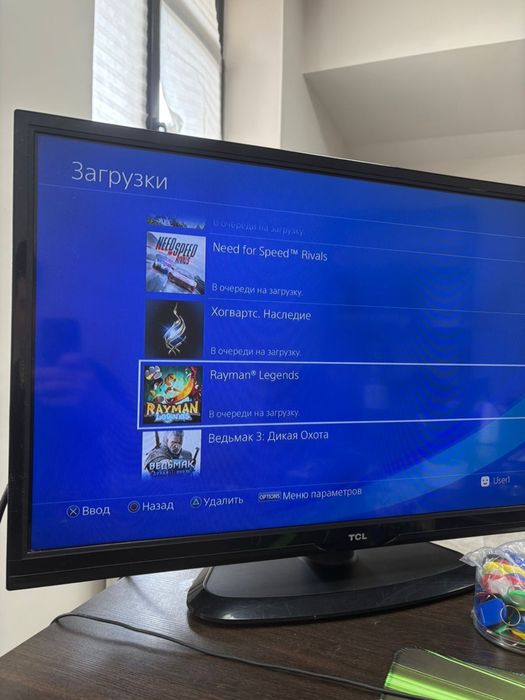 PLAYSTATION 4 FAT пс4 фат плейстейшен 4 фат 2 джойстик 8 игр ps4 fat