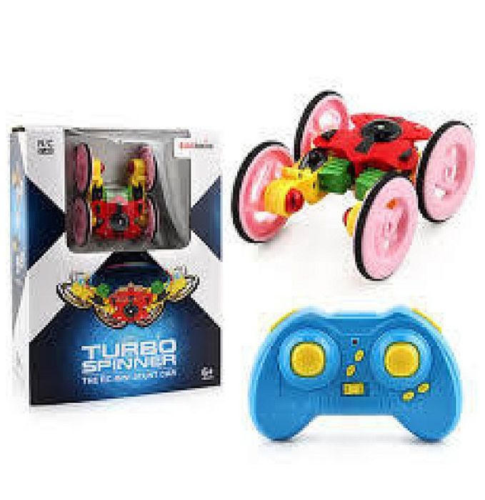Светеща Каскадьорска Кола Turbo Spinner с Дистанционно и 360° Трикове