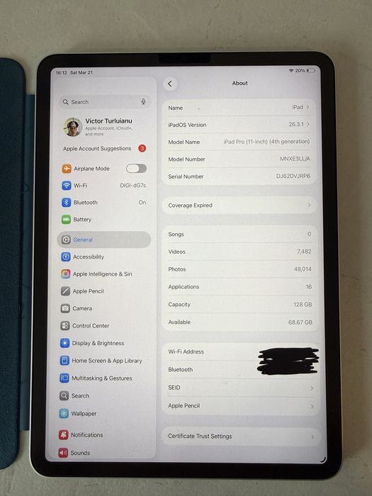 Vand Ipad Pro (11-inch) - 4th generation