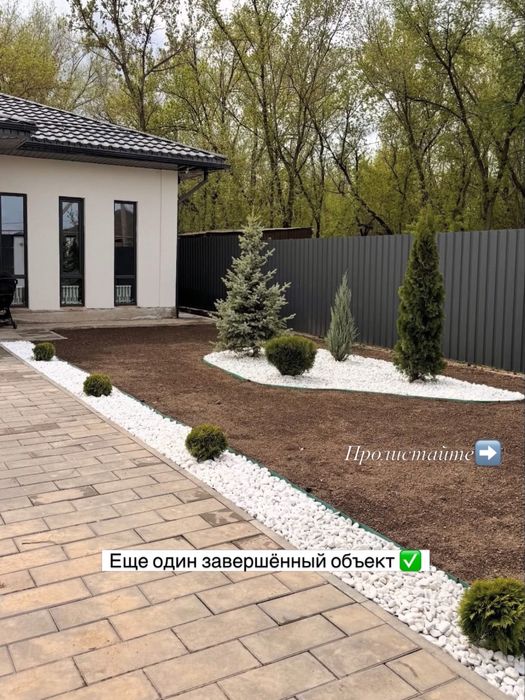 Рулонный газон под ключ