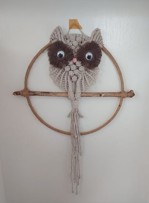 Бухълче от макраме