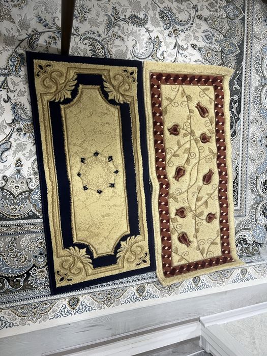 Два Иранских коврика ручной работы Тебриз Медальон 100% Шерсть.