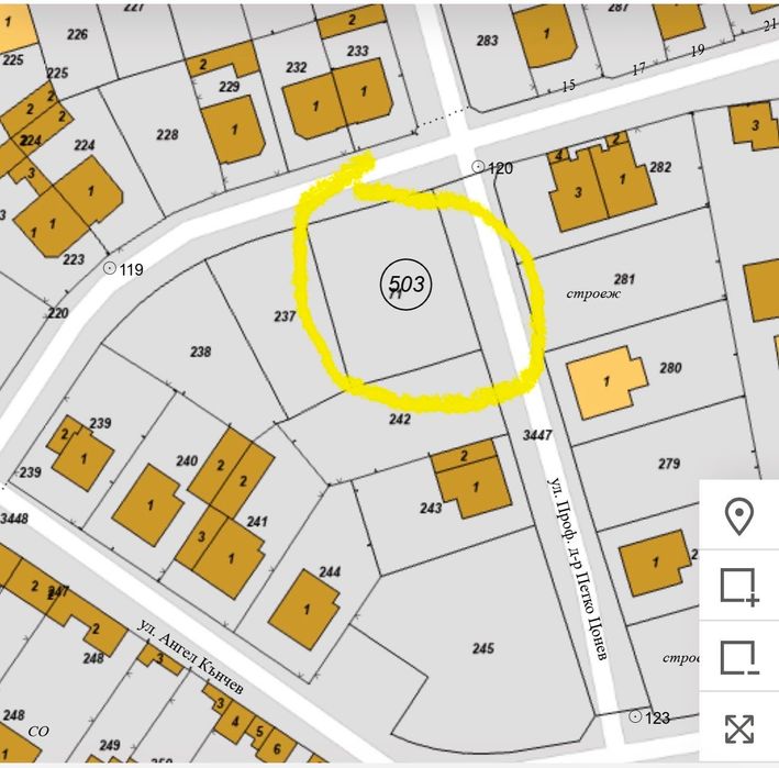 Парцел 714кв’м с ток и вода в гр,Попово