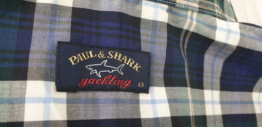 Paul & Shark Cotton  Mens Size 43  / XL ОРИГИНАЛ! МЪЖКА РИЗА!