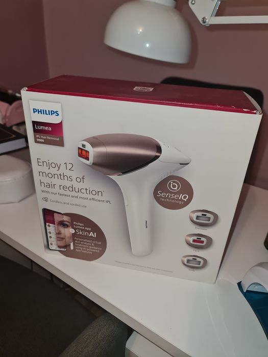 Epilator IPL Philips Lumea Seria 9900 BRI973/00, Senzor Smartskin, teh