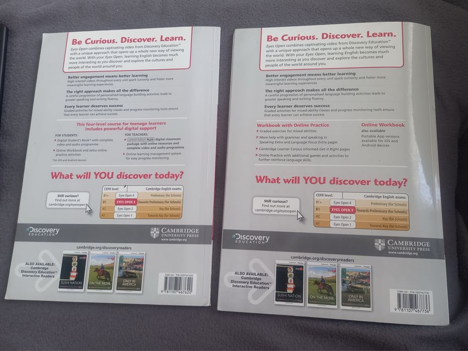 10 лева 2 бр. учебник и 2 бр.учебна тетрадка по английски език