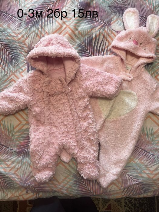 Бебешки дрешки 0-3месеца