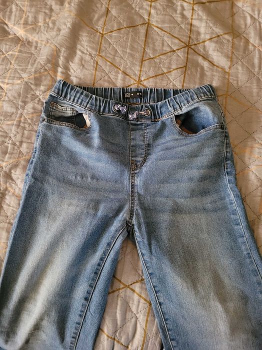 Pantaloni ( jans ) TEX, 11-12 ani, culoarea albastru