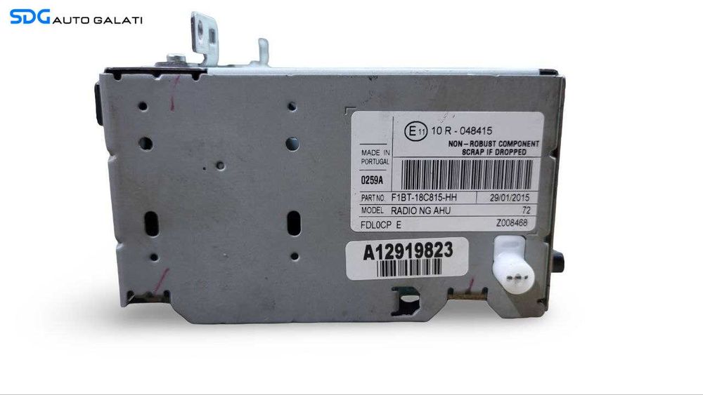 Unitate Radio CD Player NG AHU Ford Focus 3 2010 - 2015 Cod F1BT-18C815-HH [LR2418]