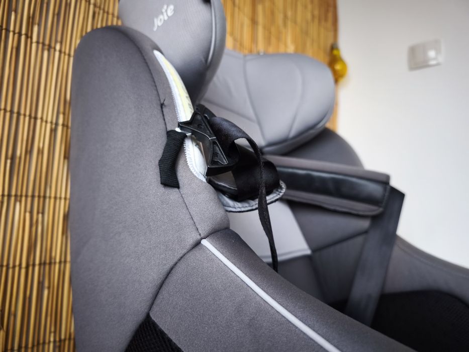 Scaun auto ISOFIX Joie Spin 360° Gray Flannel, rotativ, 0-18 kg, Gri