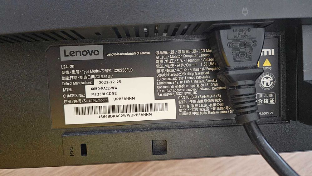 Монитор Lenovo L24e-30