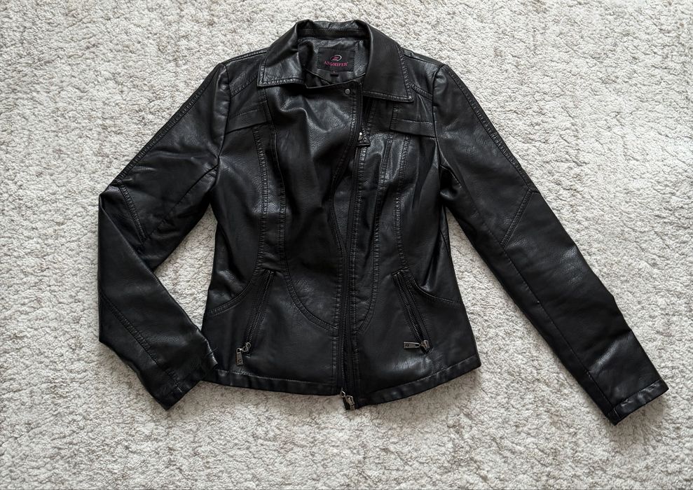 Кожаная куртка, весна