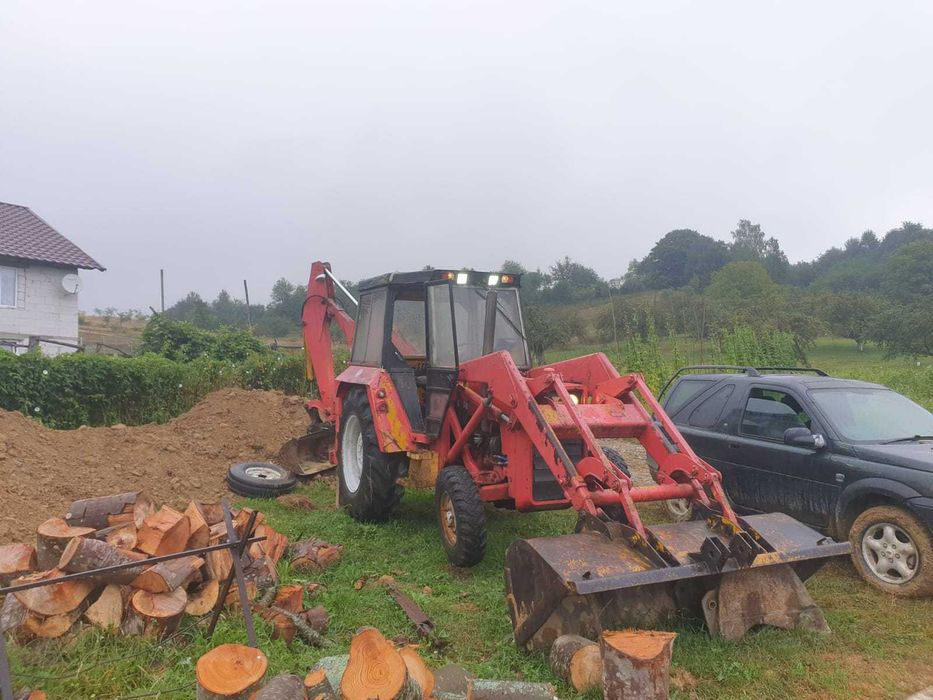 Vând buldoexcavator Massey Ferguson 50B, 1980 – complet funcțional