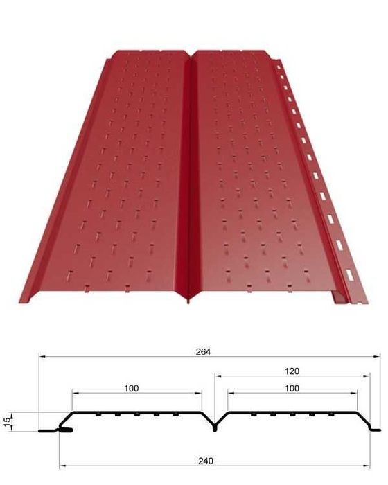 Сайдинг Эльбрус 15х240 Россия производство