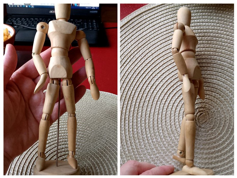Манекен деревянный для творчества.