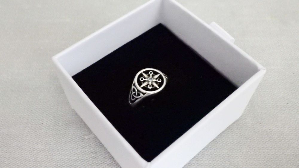 Северен компас Пръстен от сребро S925