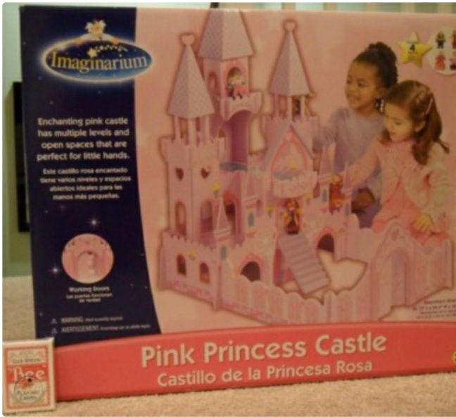Ofertă !!! Castelul roz al prințesei (lemn)