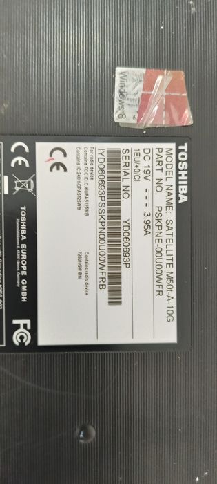 Laptop Toshiba Cu touchscreen