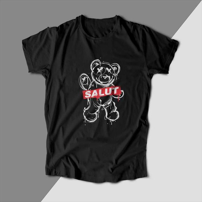 Черни тениски с Мечета Teddy