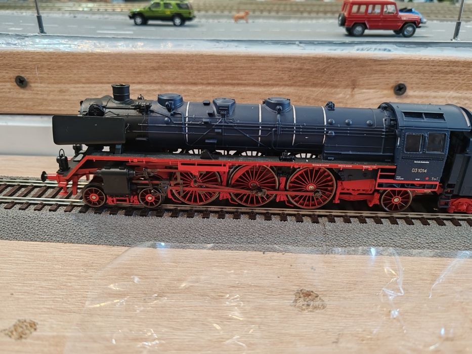 Locomotiva br 03 trenulețe electrice h0 digitala