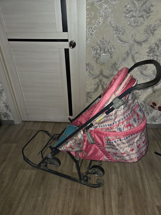 Санки универсальные с колесиками