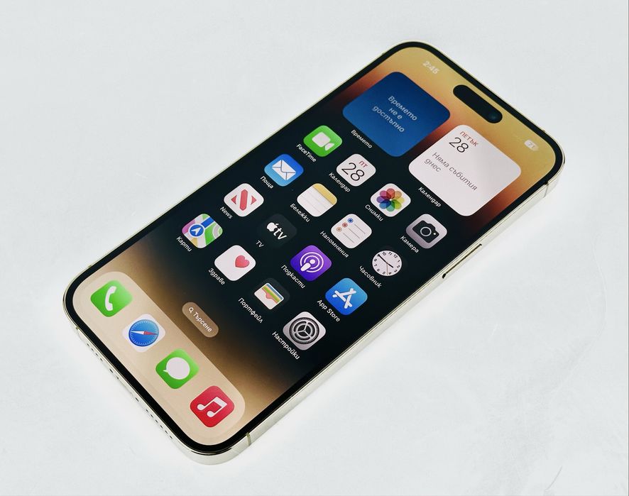 Apple iPhone 14 Pro Max 256GB Gold 100% Батерия! Гаранция!