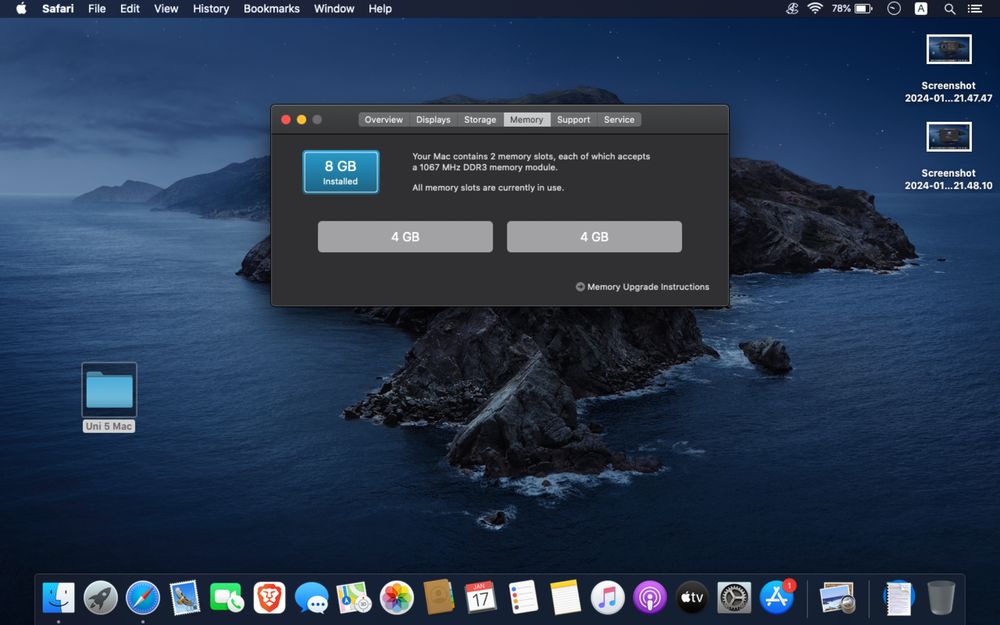 Macbook Pro intel core i5 A1278