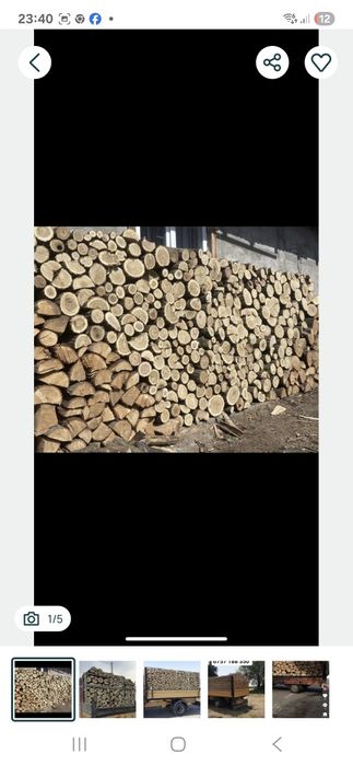 Lemne de foc la metru si la tona