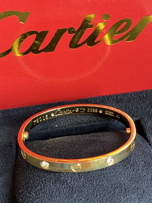 Brățară Cartier LOVE 16 Gold 23K Diamond