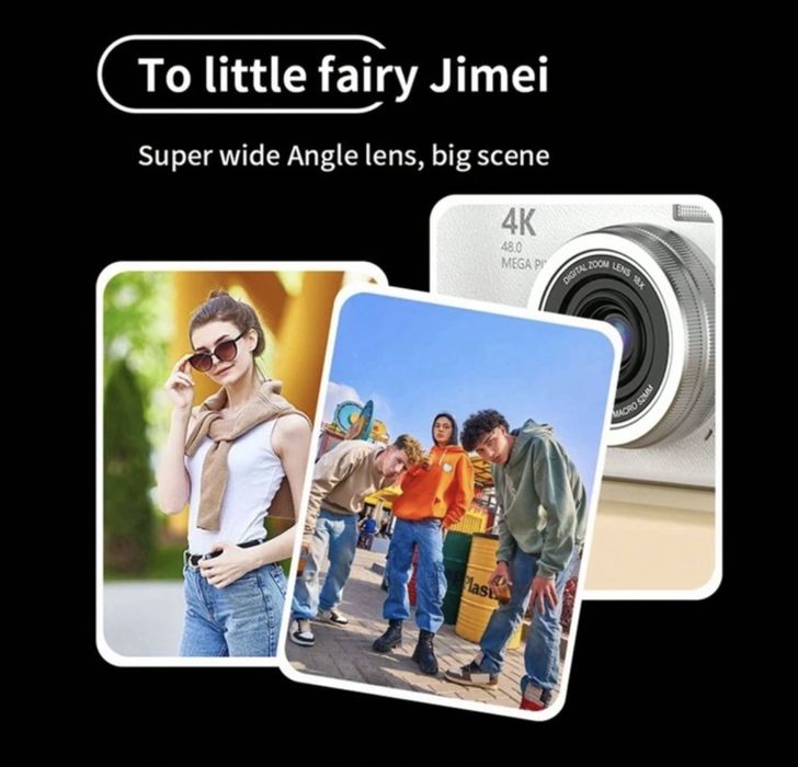 Cameră Foto Video 4K HD cu Ecran Rabatabil