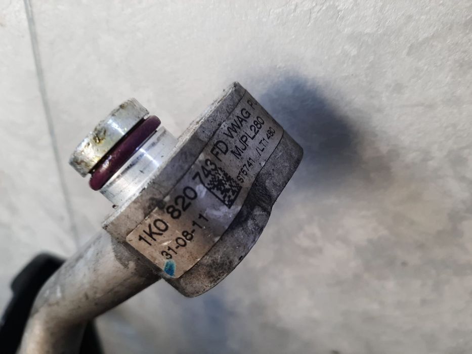 conducta clima ac 2.0 tdi  skoda yeti 5l audi a3 8p  vw golf 5 1k0820743fd