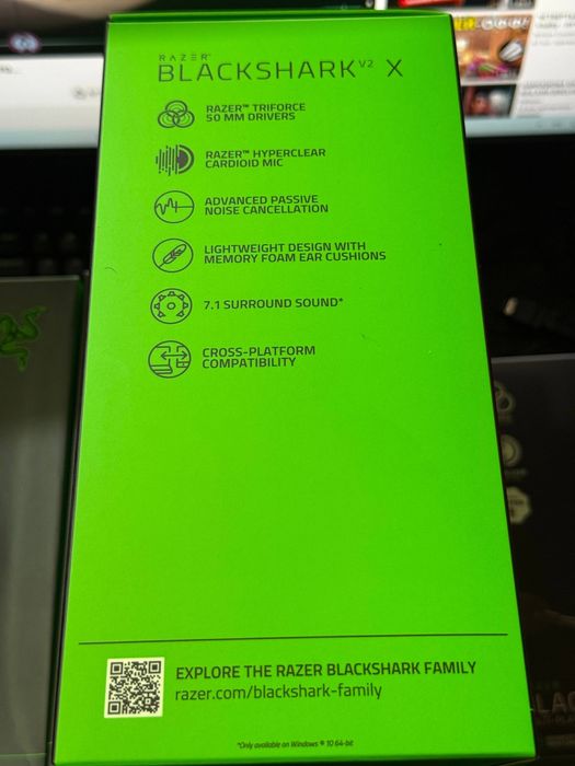 Razer Blackshark v2 X янги