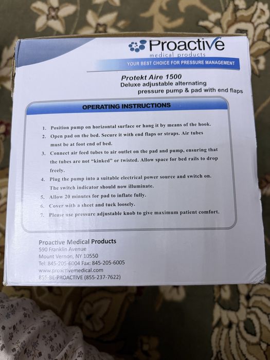 Противопролежневый матрас Proactive Protekt Aire 1500