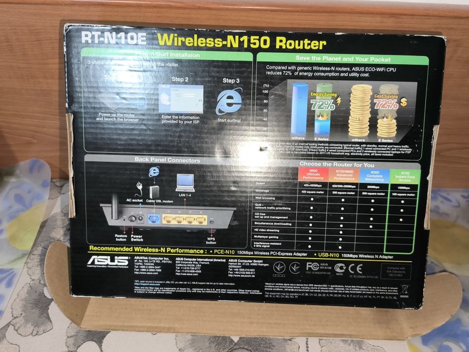 Router Wireless ASUS 150Mbps