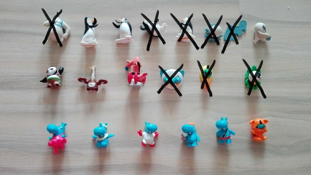 играчки и части от Киндер