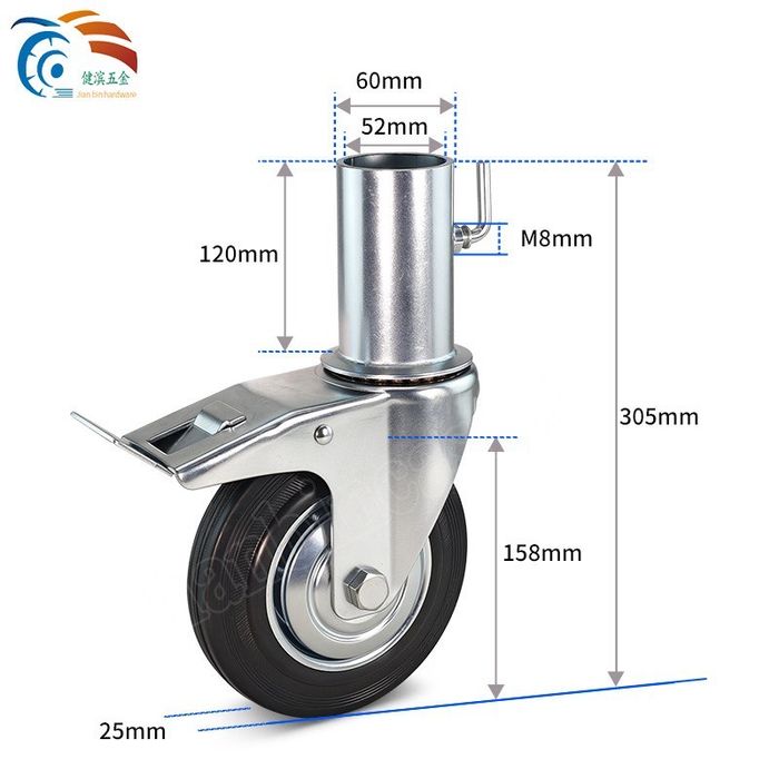 колесо для тележки/леса ролик