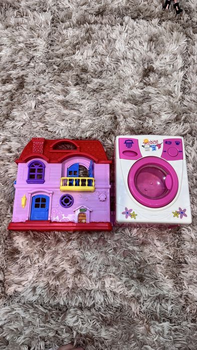 Детские игрушки стир машинка и домик