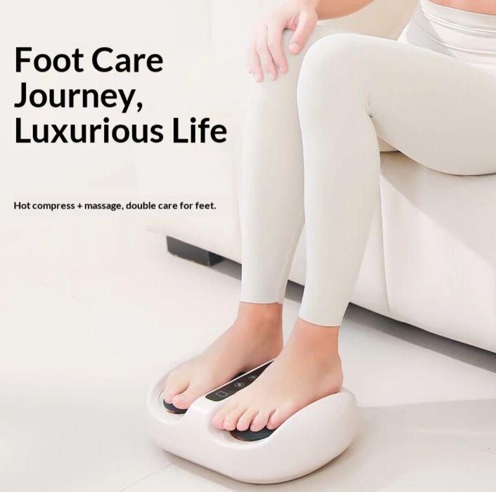 массажер для ног с тепловой терапией,shiatsu, разминанием и вибр