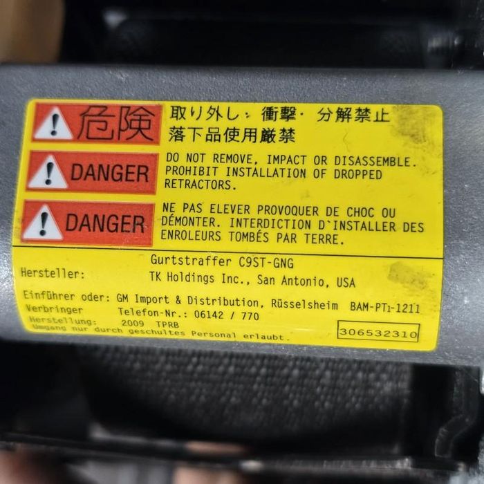 Centura de siguranta stanga fata Opel Insignia A Country Tourer