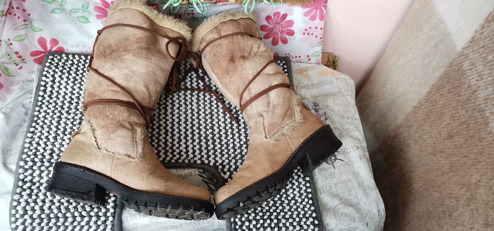 Ботуши Marc 36 н. Естествена кожа, велур