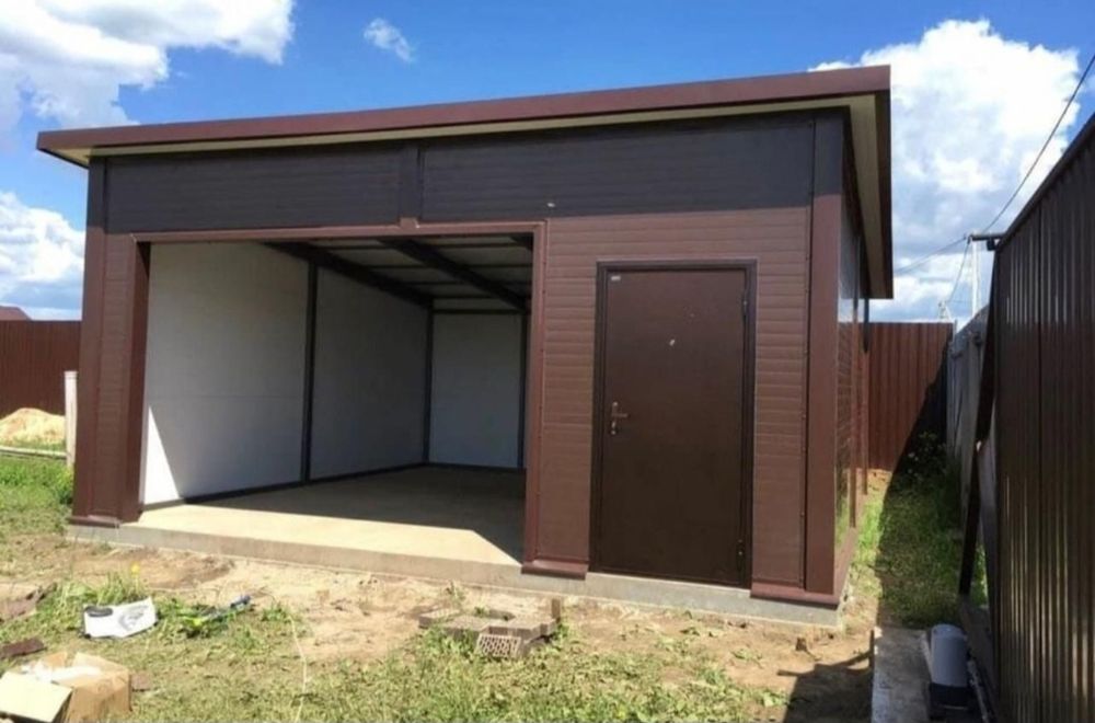 Garaje auto din structura metalica